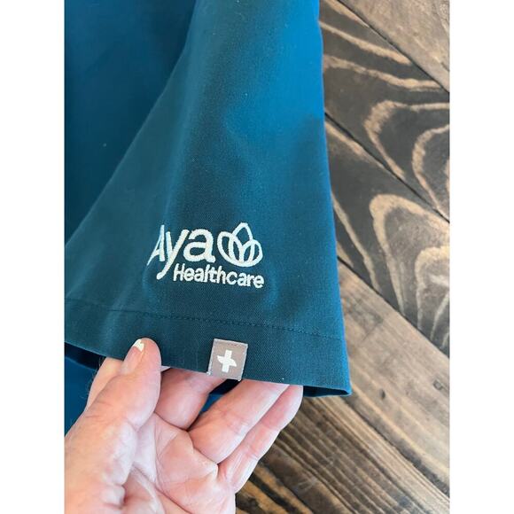 Figs Leon Technical Collection Jogger Scrubs Pants Women Medium Work Nurse Aid - Picture 9 of 9